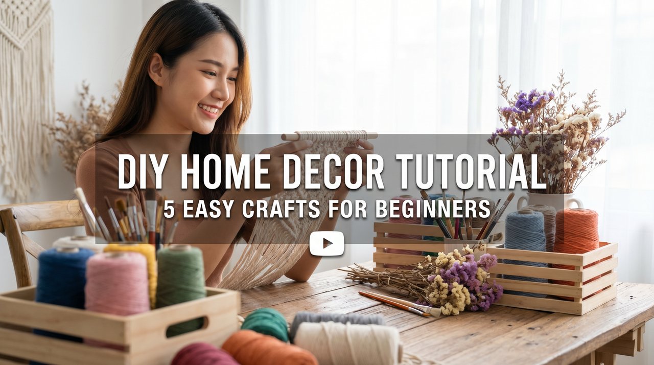 91网 - 91网 | DIY家居装饰创意视频，5个超简单手工教程